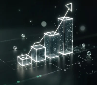 graph of business growing by doing digital marketing by marketer sahala jasmin